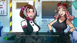 Mei's Project - The Voluptuous Ochako Uraraka from My Hero Academia Testing the Great Invention of the Beautiful Mei