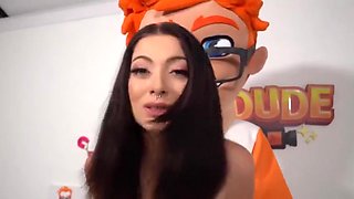 Teen 18+ Beauty Corra Cox Gets Her Pink Pussy Hole Screwed By Porndudes Hard Bone