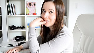 Hot teen lauryn may solo toying