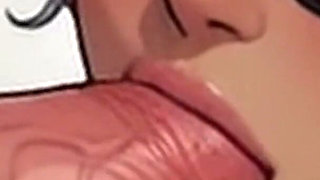 Waifu Mature Secretary POV - Office Phone Call Close-up Boob Teasing Undressing