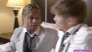 Witness what happens when 2 studs share motel guest room the last night of crypto expo