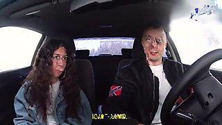 Heat up the YouTube demonstrate with a audition couch interview of a bare damsel and pornstar, in a super-steamy car with immense ass, for the
