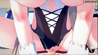 rita rossweisse sexy maid get fucked - Honkai Impact