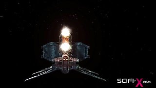 Lovely chippie - anal creampie scene - Scifi-X