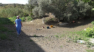 Turkish Farmers Wife Has Rough Sex with American Soldier in Turkey