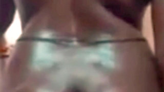 Desi Tamil Wife Renu Oiled Big Black Ass Massage by Landlord & Red Bikini Tease! Indianhotwifex