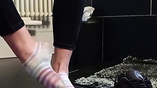Very sexy blonde teen loves her first fetish experience