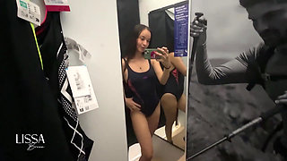 One-piece Swimsuit Fitting Room
