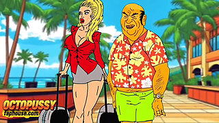 Married Bitch Sucks BBC and Gets Fucked in a Hawaii Hotel