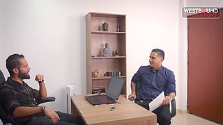 Latina Assistant Abby Motano Boinked By Bosses Phillip Van And Danny Clark - Abby Funbags