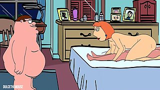 Naughty Wives Cheating in American Dad, Family Guy, and Cleveland Show Hentai