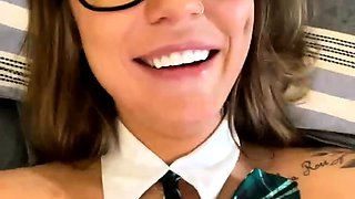 Katrina Vianna Teaming Up With Noemie Dufresne In Schoolgirl