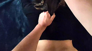 I clean her ass and start fucking her all day