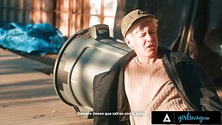 Wonderful MILFs thrilling lesbian sex scene