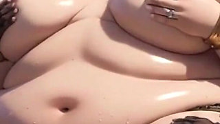Massive BBW Mistress Full Body Worship - Slaves Lick Her to Ecstasy