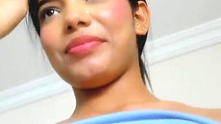 A Latina with a Perfect Body Fucks Her Ass and Wants You to Cum Inside Her Pussy