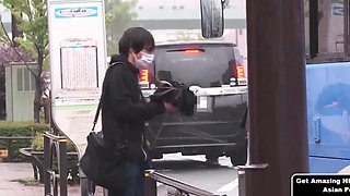 Shy Japanese Teen Fucked On The Bus