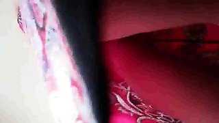 peeking at my blonde niece in the bathroom