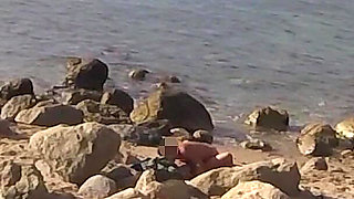 Strangers Caught My Wife Touching and Fucking My Big Cock on a Public Nude Beach - Real Amateur French - Misscreamy