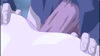 Tied up Japanese hentai with bigboobs gets her ass filled up by her brother