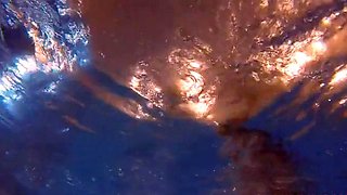 Lesbian underwater orgy