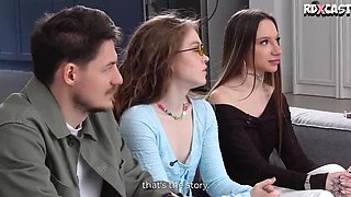 Petite Teen Luna Evans Gets Fucked by Huge Cock - Cute Russian Casting Interview