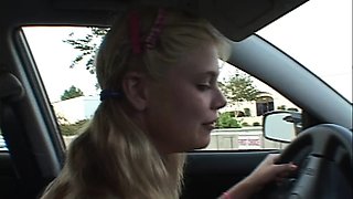 Little Summer Fingering At Car