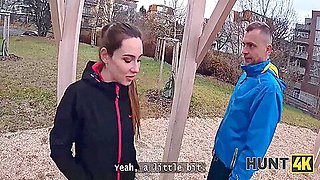 Hot Athlete Was Picked Up On The Street And Fucked In Front Of Her Bf In Strangers Car 17 Min