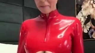 Amateur striptease and Solo masturbation