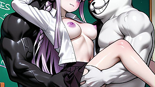 Danganronpa Student Uniform Teddy Bear Monster Gangbang Ai