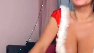Big Tits Xmas Webcam Show