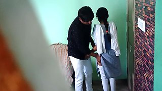 Indian College Couples Anal Sex After Class