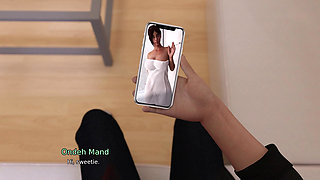 i see my girls naked and ask to video call sex then got horny