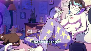 curvy Cum princess begs for creampie - Hentai