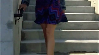 Concrete Steps Pee