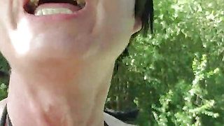 Milf julie nude run outdoors with squirt