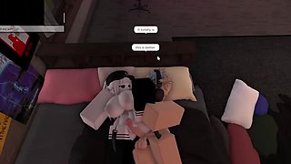 Hot Roblox babe gets wild with big dick guy in condo