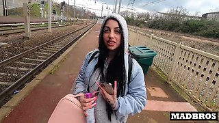 I Fuck My Chilean Friends Good Ass In A Public Train And At Her Place After Seeing Each Other Again