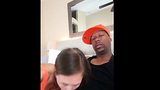 Juicy ass brunette camgirl fingering on webcam