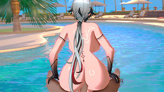 Genshin Impact - Arlecchino Fucked by a Humanoid Hilichurls - 3D Hentai Animations