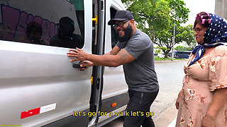 Fat Redhead Mature Ass Stretched in Driving Bus