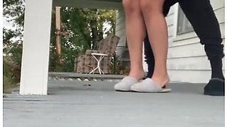 Neighbors Came Home Early And Almost Caught Fat Booty Wife Having Affair With Bbc
