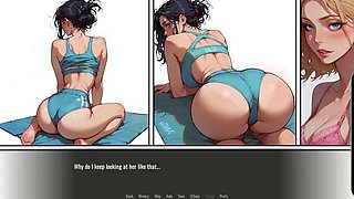 A Hot Redhead Stripper Gives a Lap Dance- Welcome to Port Haven 4 Gameplay