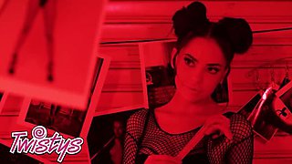 Lilly Bell and Sabina Rouge Lesbian Fantasy - Dream Girl Comes to Life for Seductive Surprise Fuck