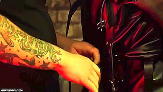 Galiel Swan And Master Aaron - Wax Pouring On Submissive Body