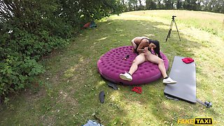 Luci Reign's Wild Tent Passion in Taxi