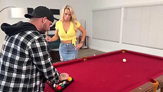 Sadie Roses Lesbian Striptease Poolside Turns Horny