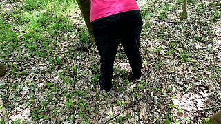 Ass, Pussy and Tits Whipping in the Woods