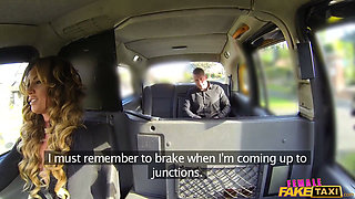 Female Fake Taxi - Fake Taxi Driver Trades a Car Window Flash for a Backseat Pussy Pounding