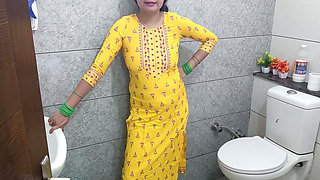 Indian Hot Step Mother Fucked Step Son Dirty in Washroom in Hindi Audio